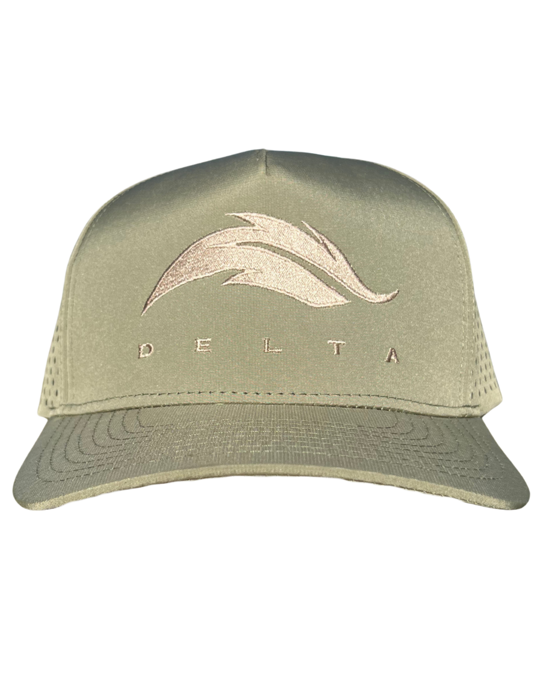 Olive Green Breathable Golf Hat