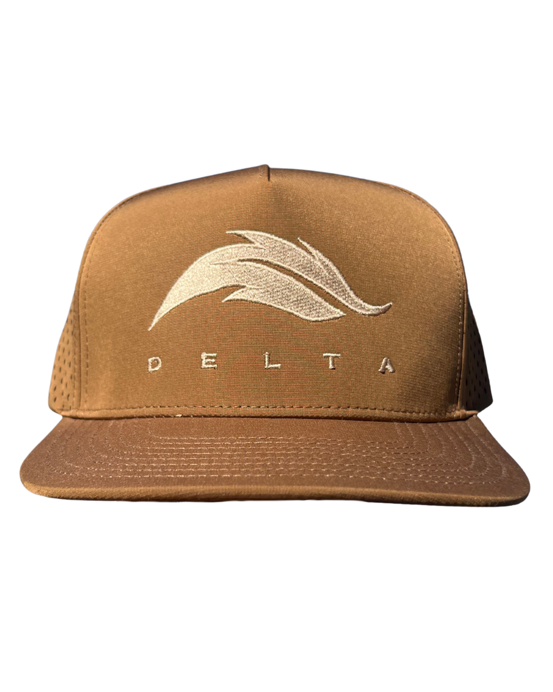 Brown Breathable Golf Hat