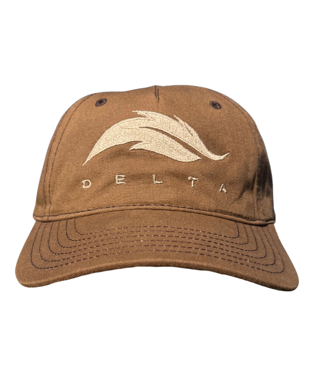 Waxed Canvas Brown Cap