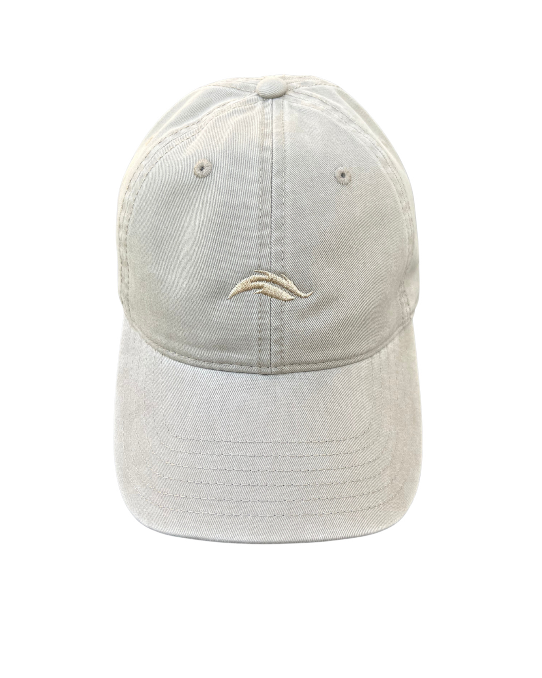 Khaki Feather Baseball Cap