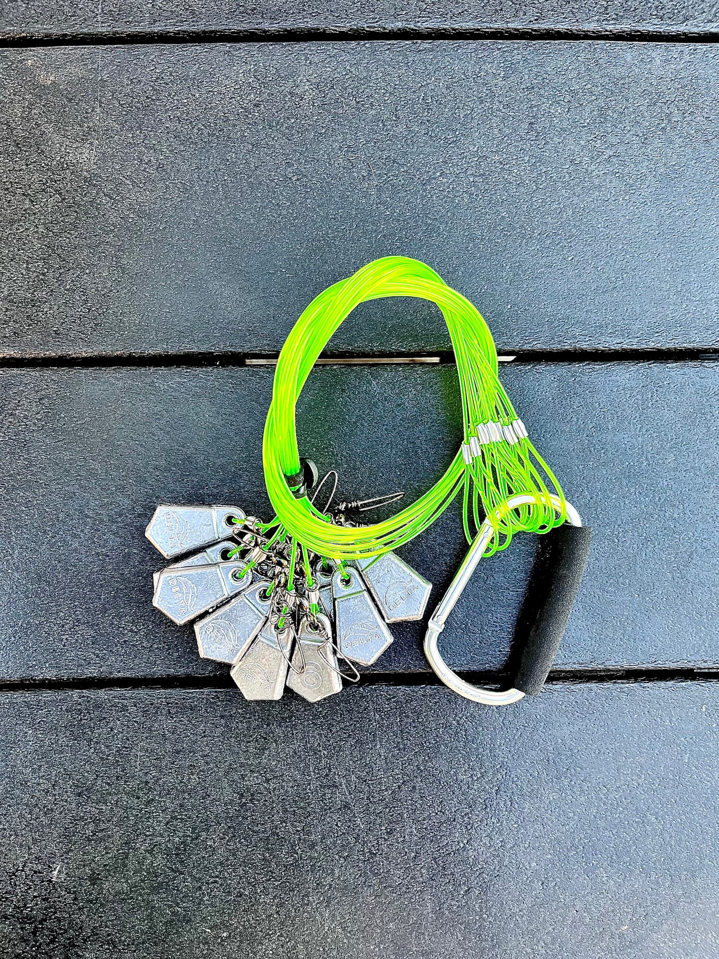 Chartreuse Monofilament Decoy Rigs - Timber