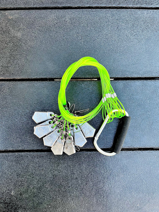 Chartreuse Monofilament Decoy Rigs - Timber