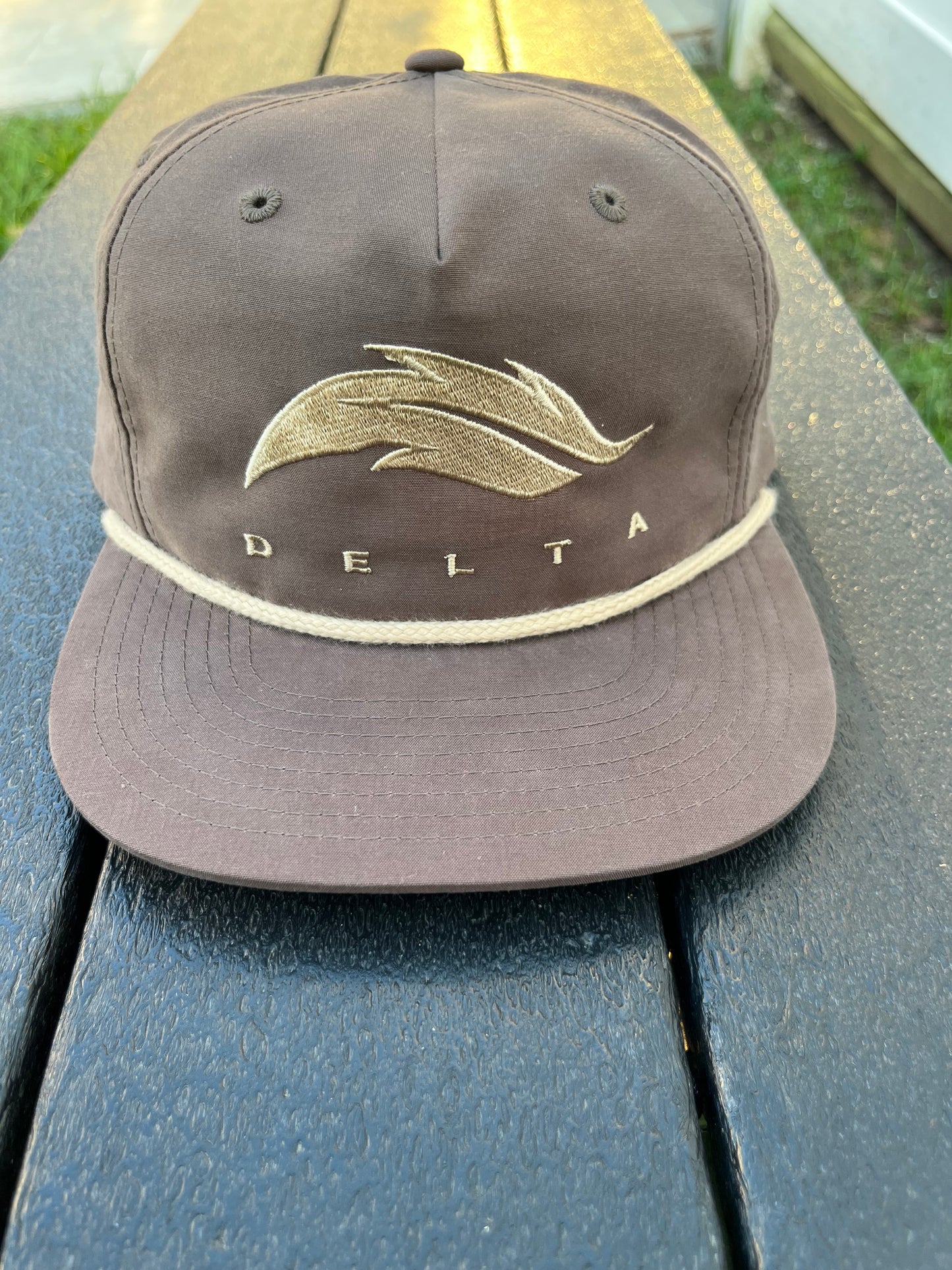 Delta Brown Rope Hat